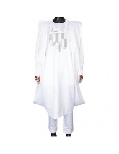 Boubou Africain Blanc Homme de la marque