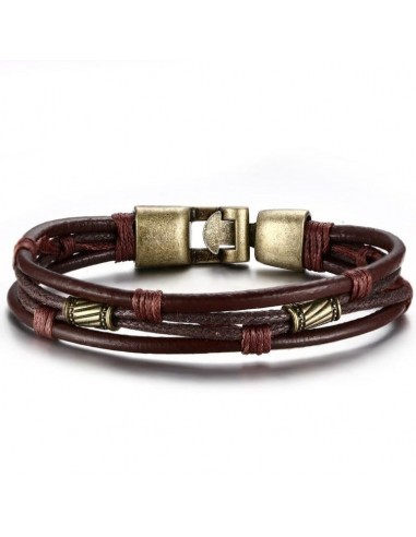 Bracelet Africain Homme Cuir pour bénéficier 