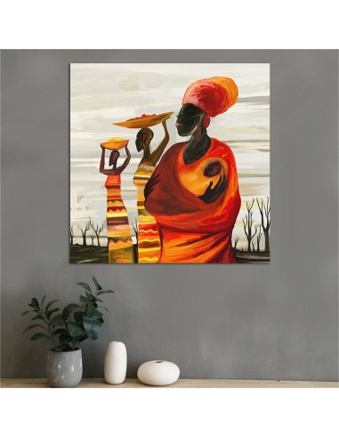 Tableau Femme Africaine et Enfant sur le site 