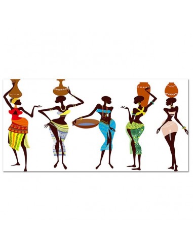 Tableau Femme Africaine Moderne solde