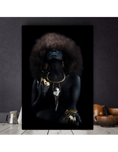 Tableau Africain Noir JUSQU'A -70%! 