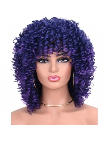 Perruque Afro Violette pas cher chine