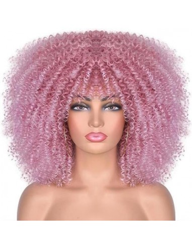 Perruque Afro Rose Géante commande en ligne