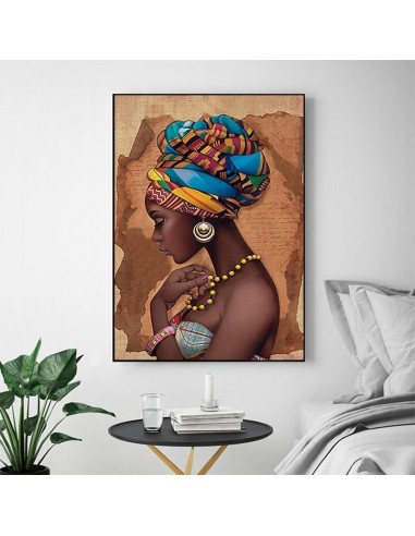 Tableau Africain Femme shop