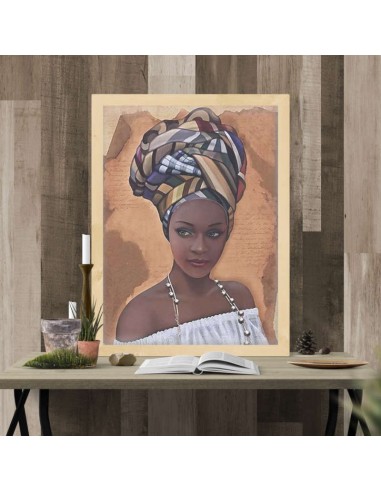 Tableau Africain de Femme est présent 