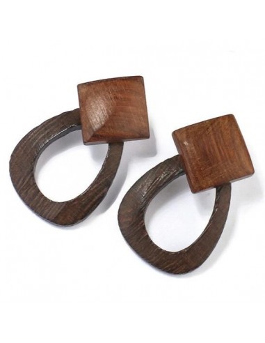 Boucles D'Oreilles Africaines En Bois meilleur choix