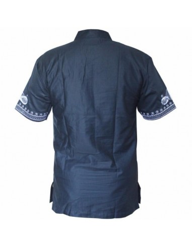 Chemise Africaine Col Mao Amélioration de cerveau avec