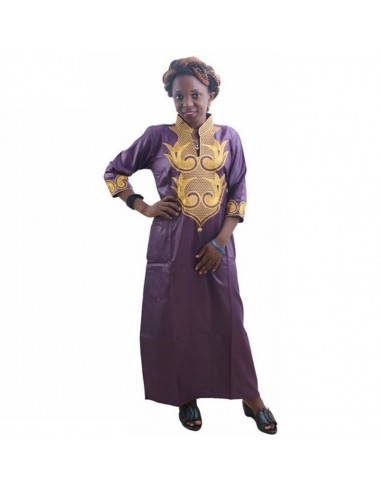 Robe Africaine Brodée en stock