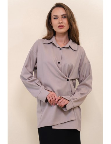 LA CHEMISE DRAPÉE BEIGE 2 - 3 jours ouvrés.