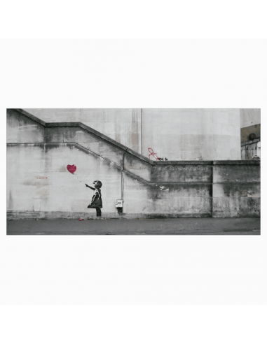 Tableau Banksy Fille Ballon Les magasins à Paris