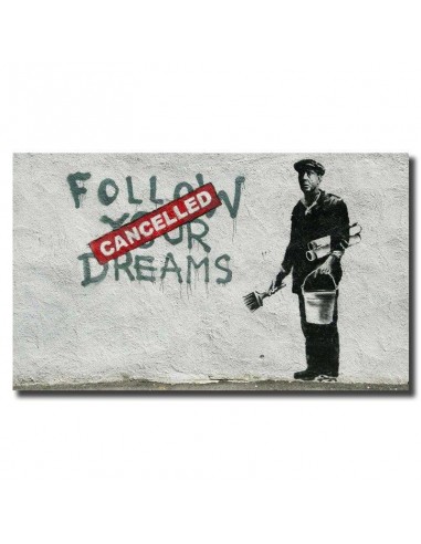 Tableau Banksy Follow Your Dreams 2024