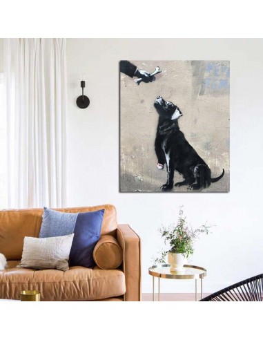 Tableau Banksy Chien de France