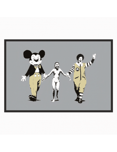 Tableau Banksy Mickey Comparez et commandez 