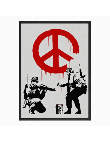 Tableau Banksy Peace du meilleur 