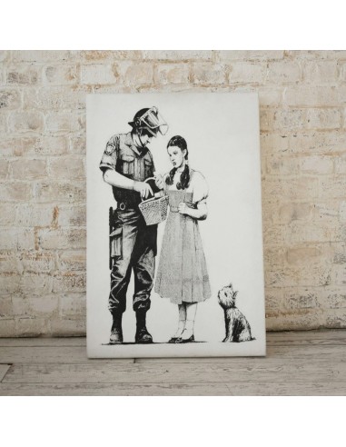 Tableau Banksy Stop And Search Fin de série