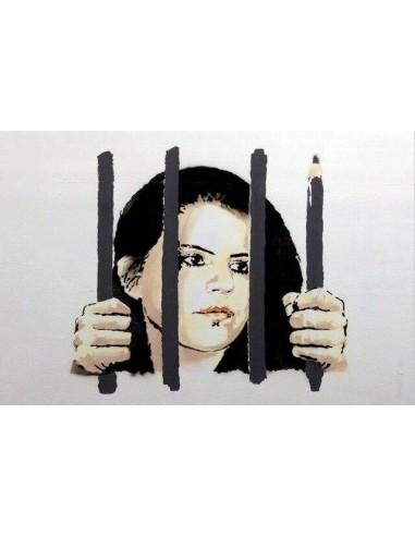 Tableau Banksy Zehra Dogan solde