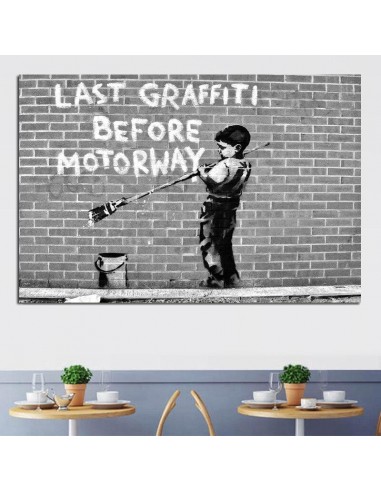 Tableau Banksy Last Graffiti 2024