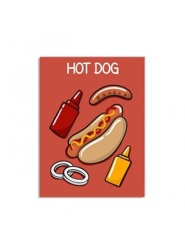 Tableau Hot Dog Par le système avancé 