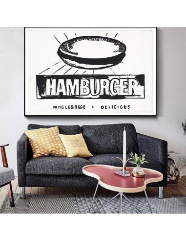 Tableau Hamburger en linge