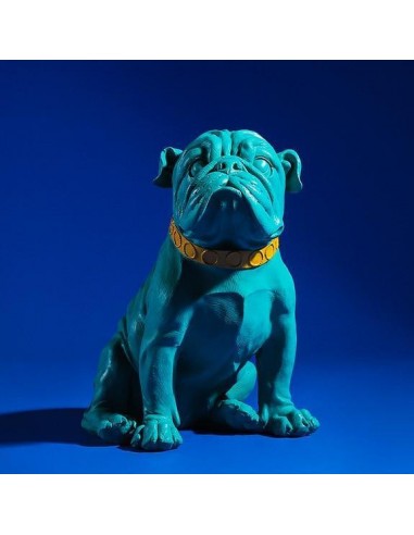 Statue Bouledogue Couleur hantent personnes