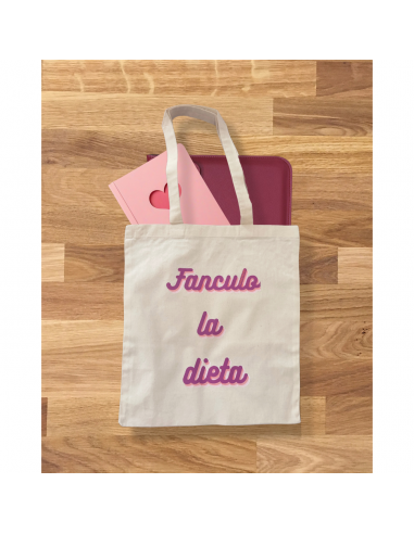 TOTE BAG - FANCULO LA DIETA les muscles