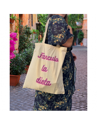 TOTE BAG - FANCULO LA DIETA les muscles