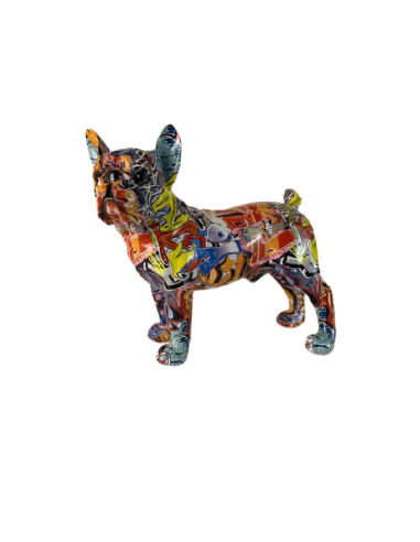 Statue Bouledogue Coloré 50-70% off 