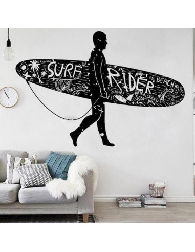 Sticker Surf hantent personnes