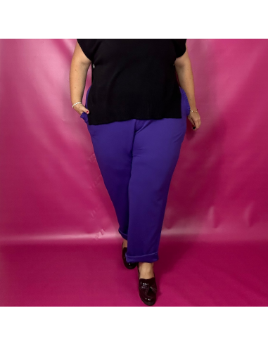 PANTALON ITALIAN TWIST - VIOLET du meilleur 