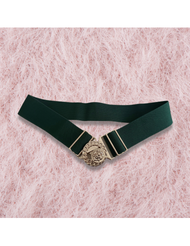 CEINTURE ELASTIQUE REGLABLE - VERTE Pour